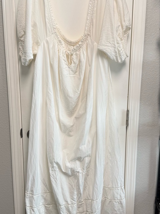 Anthropologie Dresses & Skirts - Anthropologie White Bohemian Peasant Maxi Dress
